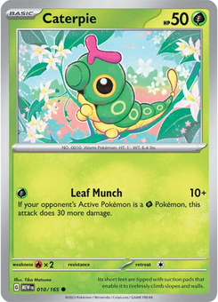 Caterpie #10 from Scarlet & Violet 151