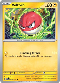 Voltorb #100 from Scarlet & Violet 151