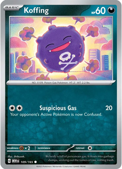Koffing #109 from Scarlet & Violet 151