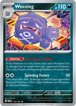 Weezing #110 from Scarlet & Violet 151