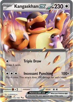 Kangaskhan ex #115 from Scarlet & Violet 151