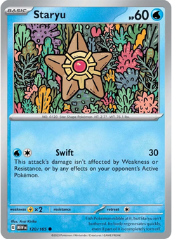 Staryu #120 from Scarlet & Violet 151