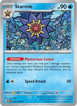 Starmie #121 from Scarlet & Violet 151