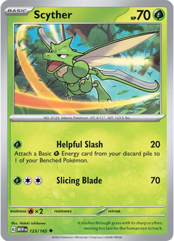 Scyther #123 from Scarlet & Violet 151