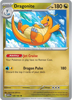 Dragonite #149 from Scarlet & Violet 151