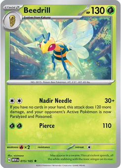 Beedrill #15 from Scarlet & Violet 151