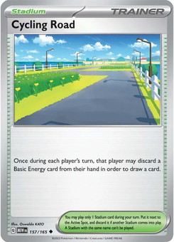 Cycling Road #157 from Scarlet & Violet 151