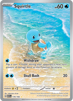 Squirtle #170 from Scarlet & Violet 151