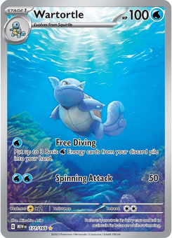 Wartortle #171 from Scarlet & Violet 151