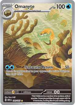Omanyte #180 from Scarlet & Violet 151