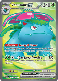 Venusaur ex #182 from Scarlet & Violet 151