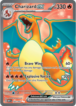 Charizard ex #183 from Scarlet & Violet 151