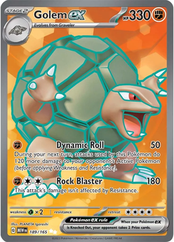 Golem ex #189 from Scarlet & Violet 151