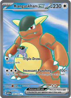 Kangaskhan ex #190 from Scarlet & Violet 151