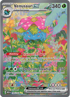 Venusaur ex #198 from Scarlet & Violet 151