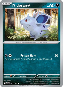 Nidoran ♀ #29 from Scarlet & Violet 151