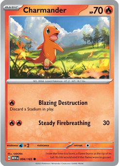 Charmander #4 from Scarlet & Violet 151