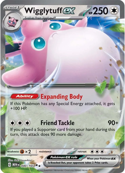 Wigglytuff ex #40 from Scarlet & Violet 151