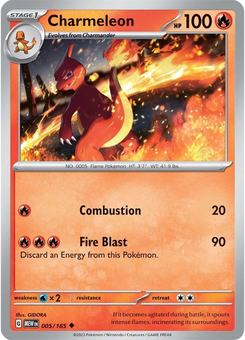 Charmeleon #5 from Scarlet & Violet 151