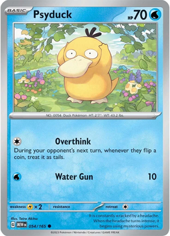Psyduck #54 from Scarlet & Violet 151