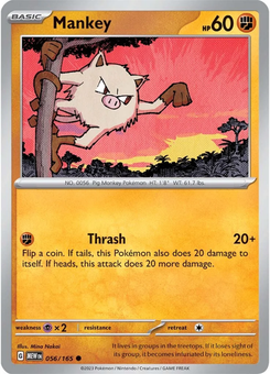 Mankey #56 from Scarlet & Violet 151