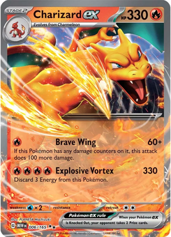 Charizard ex #6 from Scarlet & Violet 151