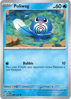 Poliwag #60 from Scarlet & Violet 151