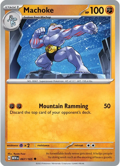 Machoke #67 from Scarlet & Violet 151