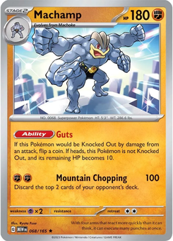 Machamp #68 from Scarlet & Violet 151