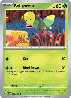 Bellsprout #69 from Scarlet & Violet 151