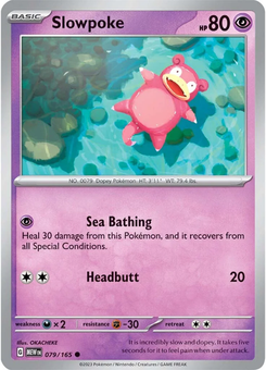 Slowpoke #79 from Scarlet & Violet 151