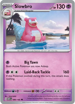 Slowbro #80 from Scarlet & Violet 151