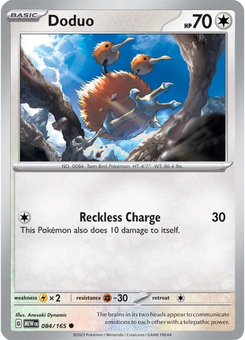 Doduo #84 from Scarlet & Violet 151