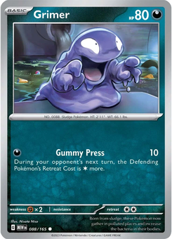 Grimer #88 from Scarlet & Violet 151