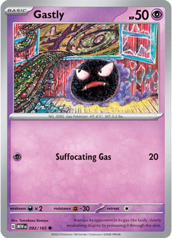 Gastly #92 from Scarlet & Violet 151