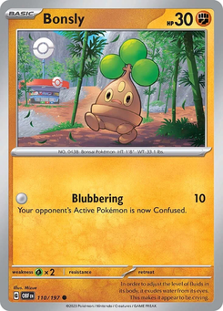 Bonsly #110 from Obsidian Flames