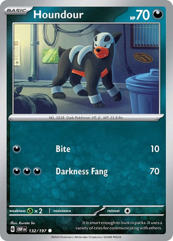 Houndour #132 from Obsidian Flames