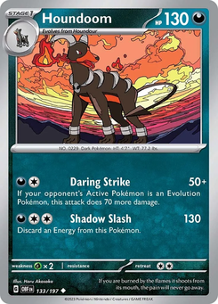 Houndoom #133 from Obsidian Flames