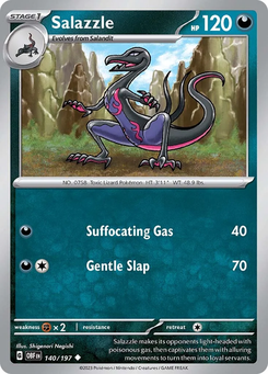 Salazzle #140 from Obsidian Flames