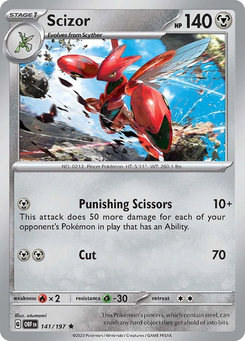 Scizor #141 from Obsidian Flames
