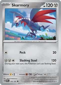 Skarmory #142 from Obsidian Flames