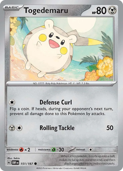Togedemaru #151 from Obsidian Flames