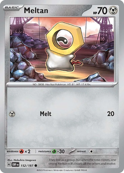 Meltan #152 from Obsidian Flames