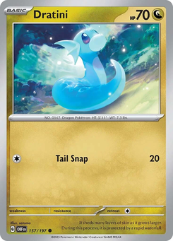 Dratini #157 from Obsidian Flames