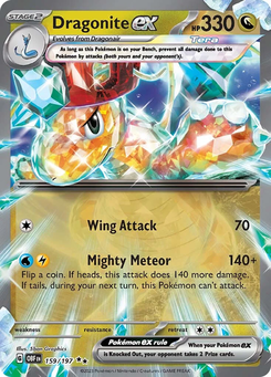 Dragonite ex #159 from Obsidian Flames