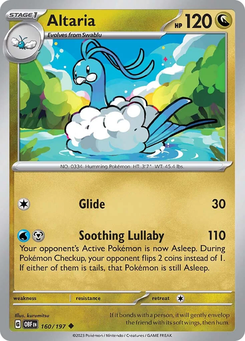 Altaria #160 from Obsidian Flames