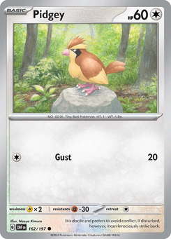 Pidgey #162 from Obsidian Flames