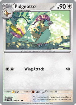 Pidgeotto #163 from Obsidian Flames