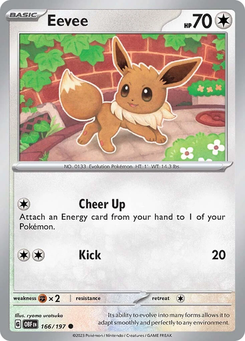 Eevee #166 from Obsidian Flames