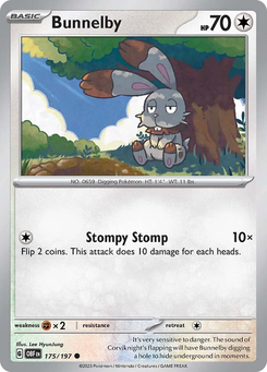Bunnelby #175 from Obsidian Flames